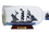Handcrafted Model Ships QA-Revenge-Bottle-11 Blackbeard's Queen Anne's Revenge Model Ship in a Glass Bottle 11"