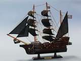 Handcrafted Model Ships QA20 Wooden Blackbeard's Queen Anne's Revenge Model Pirate Ship 20