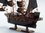 Handcrafted Model Ships QA20 Wooden Blackbeard's Queen Anne's Revenge Model Pirate Ship 20"