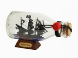 Handcrafted Model Ships Queen-Anne-Bottle-5 Blackbeard's Queen Anne's Revenge Pirate Ship in a Glass Bottle 5