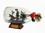 Handcrafted Model Ships Queen-Anne-Bottle-5 Blackbeard's Queen Anne's Revenge Pirate Ship in a Glass Bottle 5"