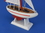 Handcrafted Model Ships Ranger-9-Xmas Wooden Ranger Model Sailboat Christmas Ornament 9"