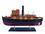 Handcrafted Model Ships FB-203 Wooden River Rat Tugboat Model