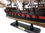 Handcrafted Model Ships Royal-Fortune-26-White-Sails Wooden Black Bart's Royal Fortune White Sails Limited Model Pirate Ship 26"