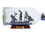 Handcrafted Model Ships Royal-Fortune-Bottle-11 Black Bart's Royal Fortune Model Ship in a Glass Bottle 11"