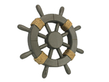Handcrafted Model Ships Rustic -12 Grey W Antique Decorative Ship Wheel 12