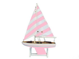 Handcrafted Model Ships sailboat-12-102 Wooden Decorative Sailboat Model Mermaid Princess 12"