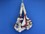 Handcrafted Model Ships Sailboat-Anchor-Red Wooden Rustic Red Decorative Sailboat/Anchor Wall Accent w/ Hook Set 6"