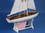 Handcrafted Model Ships Sailboat-Pink-12 Wooden Decorative Sailboat Model 12" - Pink Model Boat