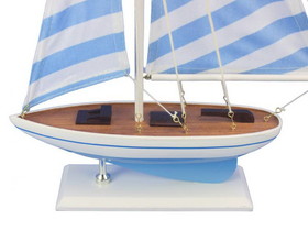 Handcrafted Model Ships sailboat17-102 Wooden Anchors Aweigh Model Sailboat 17"