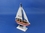 Handcrafted Model Ships Sailboat9-100-XMAS Wooden USA Sailboat Model Christmas Tree Ornament 9"