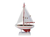 Handcrafted Model Ships Sailboat9-104 Wooden Red Pacific Sailer Model Sailboat Decoration 9