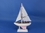 Handcrafted Model Ships Sailboat9-106-XMAS Pink Sailboat Christmas Tree Ornament 9"