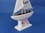 Handcrafted Model Ships Sailboat9-106-XMAS Pink Sailboat Christmas Tree Ornament 9"