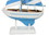 Handcrafted Model Ships Sailboat9-114 Wooden Anchors Aweigh Model Sailboat 9"