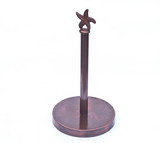 Handcrafted Model Ships SFPTH-6003-AC-T Antique Copper Starfish Extra Toilet Paper Stand 16