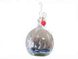 Handcrafted Model Ships SMBottle4-x Santa Maria Model Ship in a Glass Bottle Christmas Ornament 4
