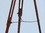 Handcrafted Model Ships ST-0117-ACL Floor Standing Antique Copper With Leather Galileo Telescope 65"