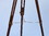 Handcrafted Model Ships ST-0124-AN-L Floor Standing Antique Brass With Leather Griffith Astro Telescope 64"