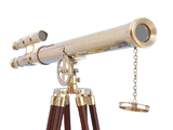 Handcrafted Model Ships ST-0124 Brass Floor Standing Brass Griffith Astro Telescope 64