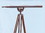 Handcrafted Model Ships ST-0148AC Floor Standing Antique Copper Anchormaster Telescope 65"