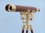 Handcrafted Model Ships ST-0148WD Floor Standing Brass/Wood Anchormaster Telescope 65"