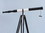 Handcrafted Model Ships ST-0152-BWLB Admirals Floor Standing Oil Rubbed Bronze-White Leather with Black Stand Telescope 60"