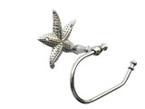 Handcrafted Model Ships STLPH-3001-CH-K Chrome Starfish Hand Towel Holder 10
