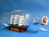 Handcrafted Model Ships Surprise Bottle Master And Commander HMS Surprise Model Ship in a Glass Bottle 11