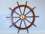 Handcrafted Model Ships SW-60-BR Deluxe Class Wood and Brass Decorative Ship Wheel 60"