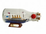 Handcrafted Model Ships Titanic-Bottle-5 Titanic Model Ship in a Glass Bottle 5
