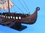 Handcrafted Model Ships viking-14-raven Wooden Viking Drakkar with Embroidered Raven Limited Model Boat 14"