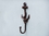 Handcrafted Model Ships WH-0115-AC Antique Copper Anchor And Rope With Hook 7"