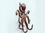 Handcrafted Model Ships WH-0117-AC Antique Copper Octopus with Tentacle Hooks 11"