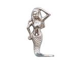 Handcrafted Model Ships WH-0120-CH Chrome Mermaid Hook 6
