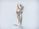 Handcrafted Model Ships WH-0120-CH Chrome Mermaid Hook 6"