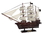Handcrafted Model Ships Whydah-White-Sails-20 Wooden Whydah Gally White Sails Pirate Ship Model 20"