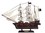 Handcrafted Model Ships William-White-Sails-20 Wooden Calico Jack's The William White Sails Pirate Ship Model 20"