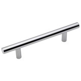 Harney Hardware 36286 Cabinet Bar Pull, 3 3/4 In. Center To Center, Chrome