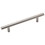 Harney Hardware 36288 Cabinet Bar Pull, 5 In. Center To Center, Satin Nickel, Price/each