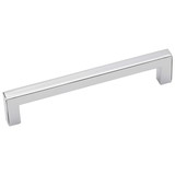 Harney Hardware 36304 Cabinet Handle Pull, Square, 5 In. Center To Center, Chrome