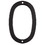 Harney Hardware 36500 4 In. Contemporary House Number 0, Matte Black, Price/EA