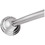 Harney Hardware 5146108 Curved Shower Rod, Stainless Steel, Adjustable Length 5 To 6 Ft., Polished Stainless Steel