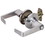 Harney Hardware 86601 Atlas Light Duty Commercial Door Lever Set Entry / Keyed Function, UL Fire Rated, ANSI 2, Satin Chrome, Price/each