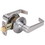 Harney Hardware 86605 Atlas Light Duty Commercial Door Lever Set Passage / Hallway Function, UL Fire Rated, ANSI 2, Satin Chrome, Price/each