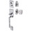 Harney Hardware 87412 Brooklyn Contemporary Handleset With Interior Door Knob, Price/Each