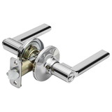 Harney Hardware 87862 Door Lever Set Keyed / Entry Function Contemporary Style Fal, Chrome