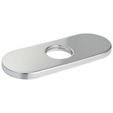 Harney Hardware Bathroom Faucet Installation Deckplate, Stainless Steel, 6 1/4 In. Wide