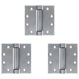 Harney Hardware HH206026D Commercial Door Spring Hinges, UL Fire Rated, 4 1/2 In. X 4 1/2 In., 3 Pack