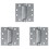 Harney Hardware HH206026D Commercial Door Spring Hinges, UL Fire Rated, 4 1/2 In. X 4 1/2 In., 3 Pack, Price/package